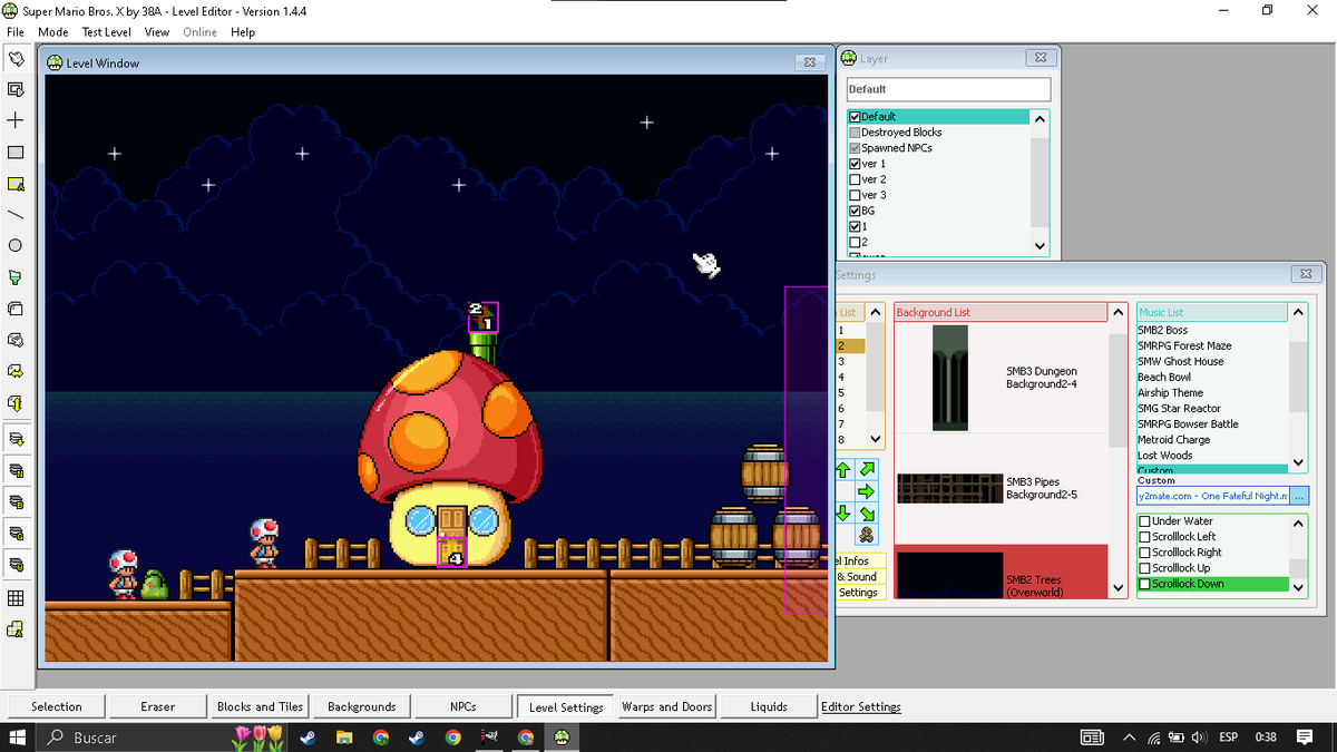Chloe1445d's tweet image. antes y despues #smbx #pixelart