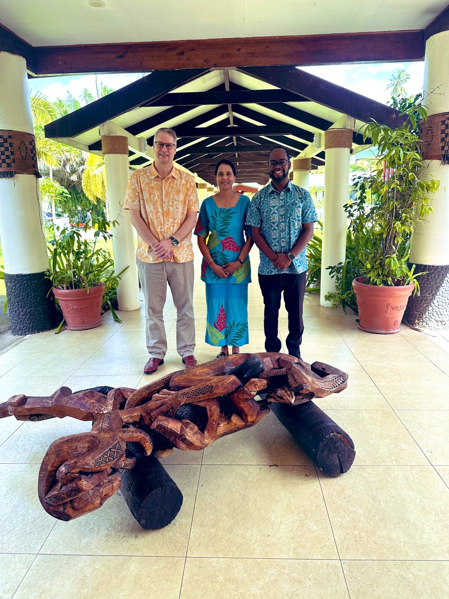 Dirk Wagener 🇺🇳 (@dirkwagenerun) on Twitter photo Thank you <a href="/UNESCO_Pacific/">UNESCO PACIFIC</a> for welcoming the #Samoa and #Fiji Multi-Country Office Resident Coordinators <a href="/thembakalua/">Themba Kalua</a> & <a href="/DirkWagenerUN/">Dirk Wagener 🇺🇳</a> to discuss the important role <a href="/UNESCO/">UNESCO 🏛️ #Education #Sciences #Culture 🇺🇳</a> plays in the region and how its programmes can enhance our collective impact. Thank you <a href="/UNESCO_Pacific/">UNESCO PACIFIC</a> for welcoming the #Samoa and #Fiji Multi-Country Office Resident Coordinators <a href="/thembakalua/">Themba Kalua</a> & <a href="/DirkWagenerUN/">Dirk Wagener 🇺🇳</a> to discuss the important role <a href="/UNESCO/">UNESCO 🏛️ #Education #Sciences #Culture 🇺🇳</a> plays in the region and how its programmes can enhance our collective impact.