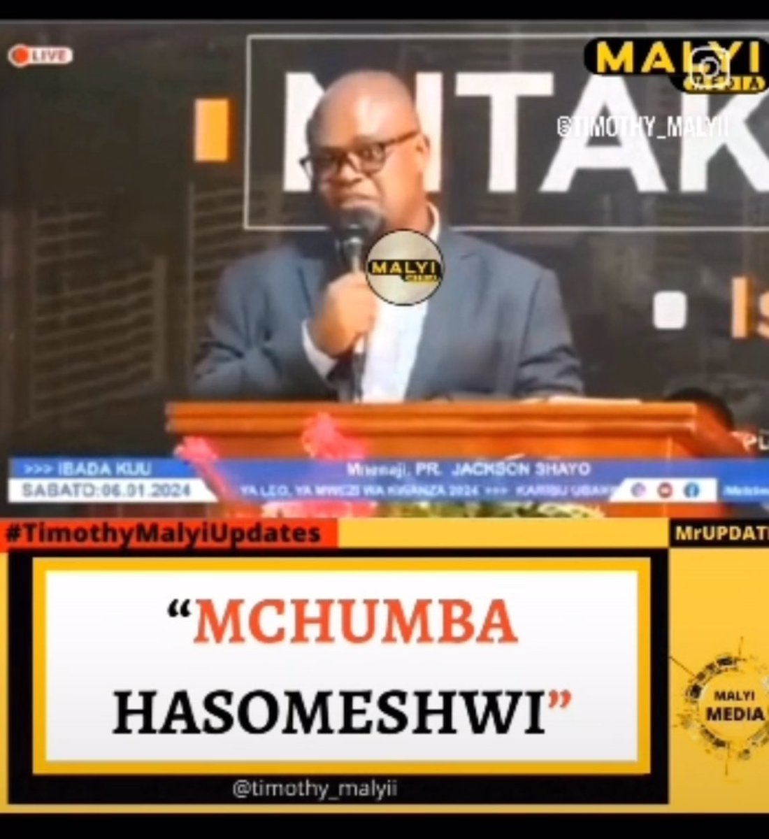 Huyu mzee ametema madini tupu humu ndani,hakikisha kil mshikaji anaiona hii ni mhimu sana😁
Video ipo chini.