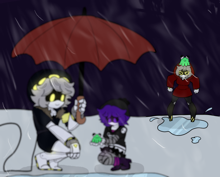 raining day nuzi #nuzi #biscuitbites #uzi #serialdesignationn #serialdesignationv #murderdrones