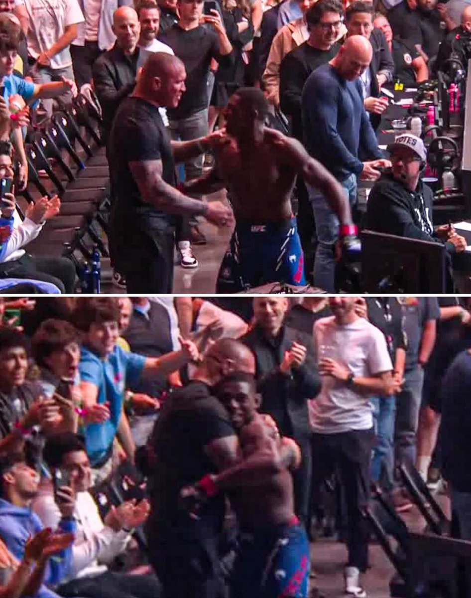 Joaquin Buckley went to hug Randy Orton after his UFC win