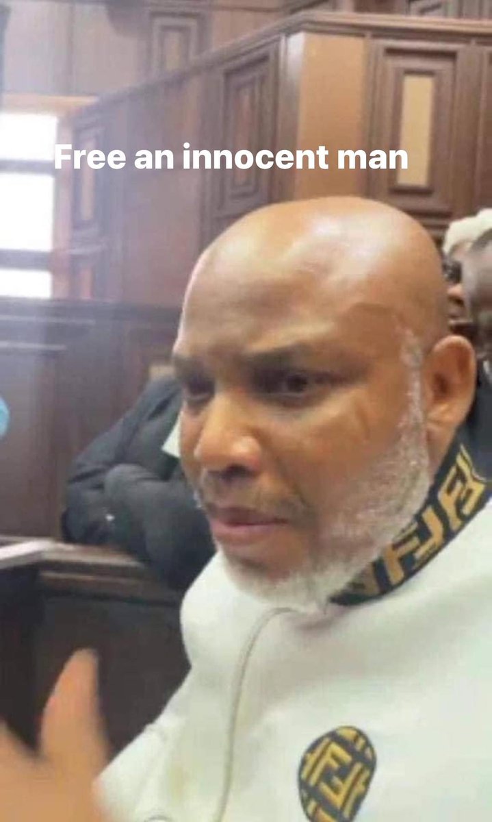 Another savior holy! holy!! holy!!! Nnamdi Kanu is another savior . Most of us actually don't know the power behind this song we absolutely does not comprehend the meaning.#FreeMaziNnamdiKanuNow
