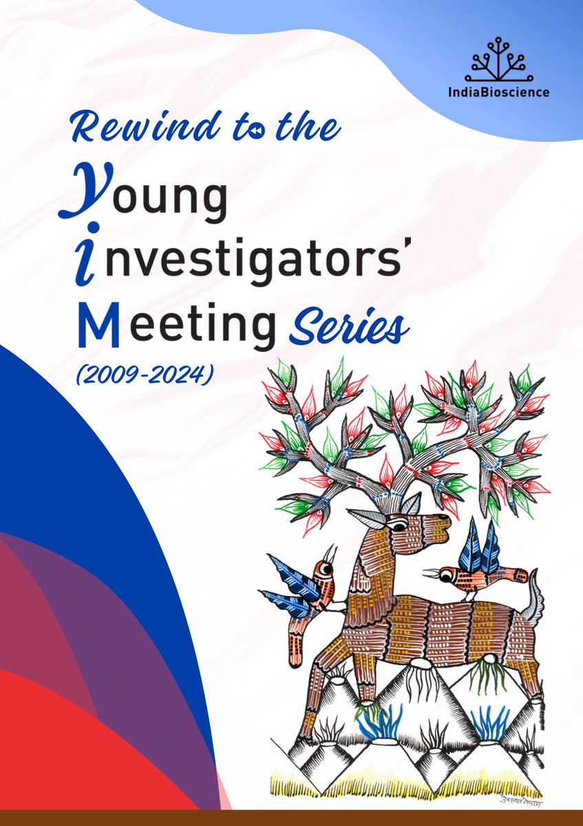 📚 From #IndiaBioreads, we launch our first book of this year: Rewind to the Young Investigators’ Meeting series (2009−2024) 🤩 This collection celebrates the remarkable journey of scientists who've attended #YIM over the last 15 years 🇮🇳 👉 buff.ly/3WsGa4t (1/4)