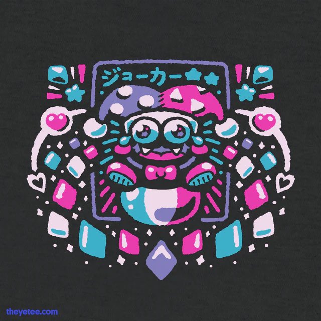 Calling all Marx fans! This “Jokester” design by the wonderful @minilladesign is now available on The Yetee for the next 24 hours! 🃏

theyetee.com/products/jokes…