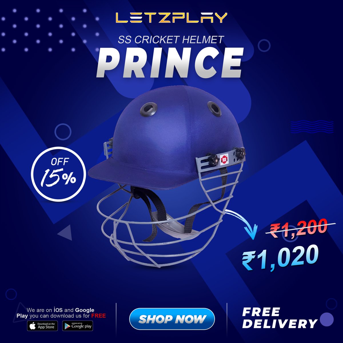 itletzplay's tweet photo. Elevate your cricket gear with the SS Cricket Helmet, now available on https://t.co/rTszuWdTFt

👉 Don't miss out on: https://t.co/0HRJZD56Gf

Install Our Android App today for seamless shopping! :- https://t.co/kd41T4aa3C

🛍️ #CricketEssentials #CricketHelmet #ShopNow #Cricket https://t.co/IzXTd0O3Uw
