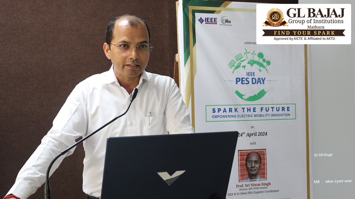 officialglbajaj's tweet photo. Celebrating the success of @ieeepesday 2024 at IEEE Student Branch STB15661, @officialglbajaj!
#GLBajaj #GLBajajMathura #GLBGI #IEEE #IEEEStudentBranch #STB15661 #IEEEPESDay #Innovation #Collaboration #PowerAndEnergy #FutureTech @ieee https://t.co/ONnA06W5OT