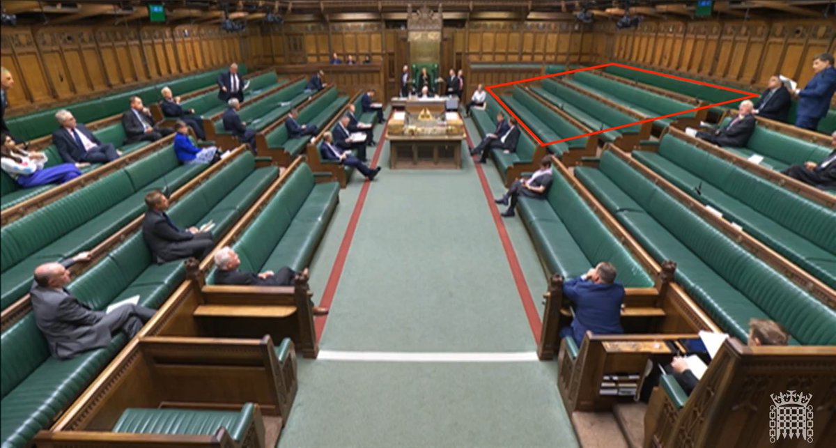 As we posed urgent questions about the potential handover of large portions of British sovereignty to an unelected bureaucratic fiefdom in Geneva yesterday, not ONE SINGLE Labour backbencher bothered to turn up. There's your 'government in waiting.'