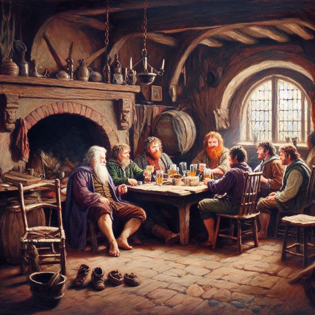 “If more of us valued food and cheer and song above hoarded gold, it would be a merrier world.”

—Thorin Oakenshield