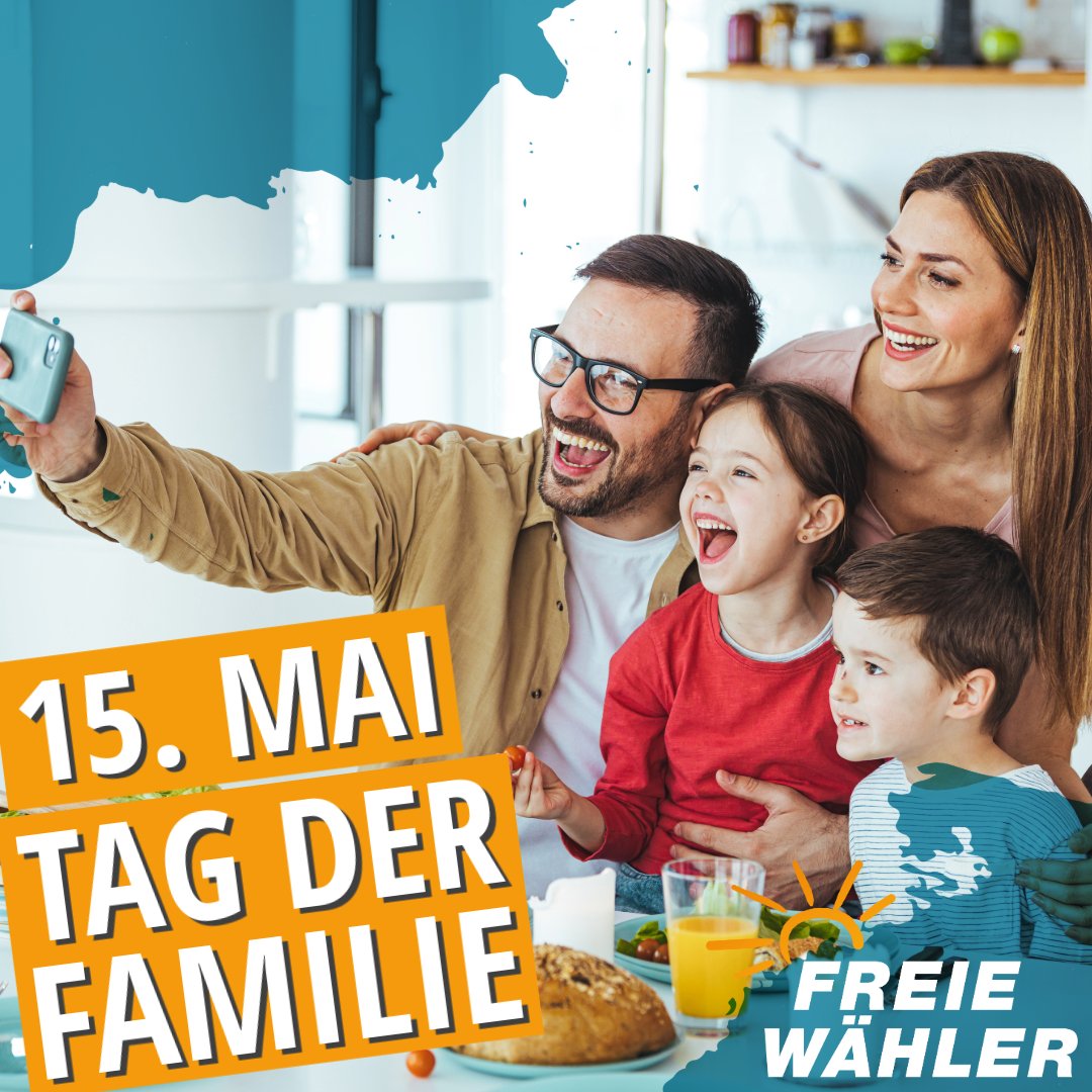 Anpacken für Bayern 👉 Anpacken für unsere Familien! #FREIEWÄHLER: Echte Menschen, echte Politik! 👨‍👩‍👧‍👦🧡 👉 fw-bayern.de/unsere-politik… #TagDerFamilie