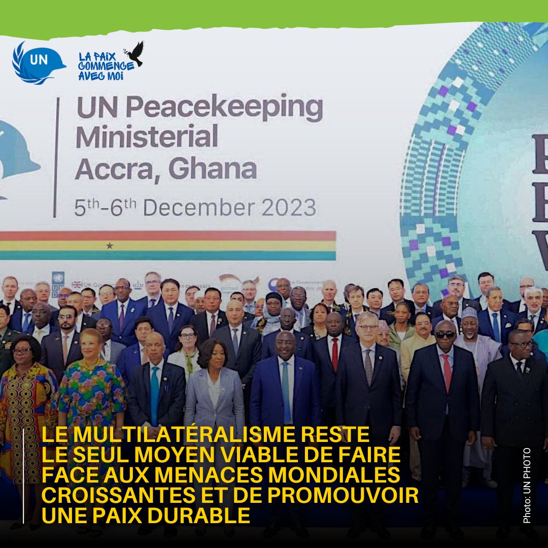 Le maintien de la paix d'@ONU_fr est un partenariat. Nous avons besoin du soutien continu et accru des États Membres pour contribuer à le renforcer, en plus de relever les défis d'aujourd'hui et de demain. #PKDay