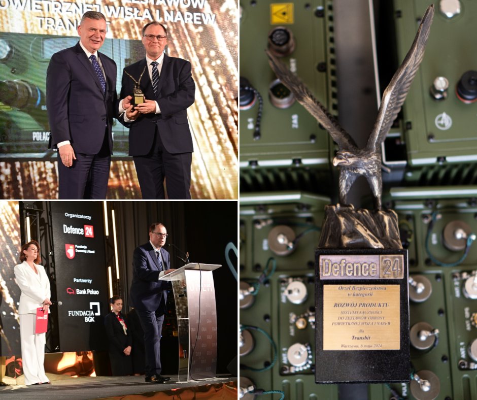 Transbit_PL's tweet image. Transbit z nagrodą Orła Bezpieczeństwa w kategorii Rozwój produktu za &quot;Systemy łączności do zestawów obrony powietrznej #Wisła i #Narew&quot;
#Defence24Days #telecommunication #defence @Defence24pl