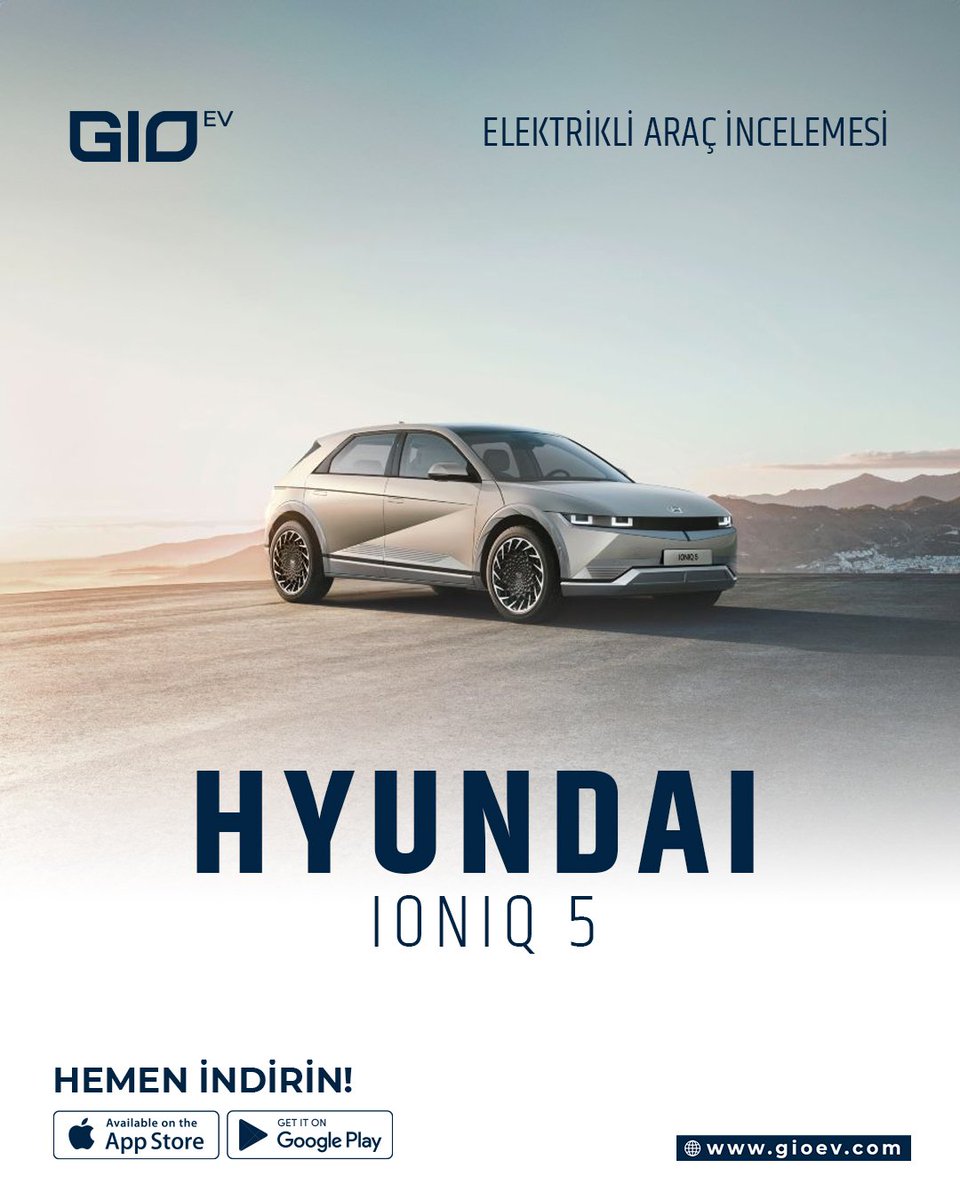 Hyundai Ioniq 5, 487 km menzile sahiptir. 100 km hıza 5,2 saniyede ulaşmaktadır. 18 dakikada %80 oranında şarj olabilmektedir.
.
.
#gioev
#gioevcharger
#renewableenergy
#yenilenebilirenerji
#gunesenerjisi
#şarjistasyonu 
#chargingstation 
#elektrikliaraçşarjistasyonu 
#hızlışarj