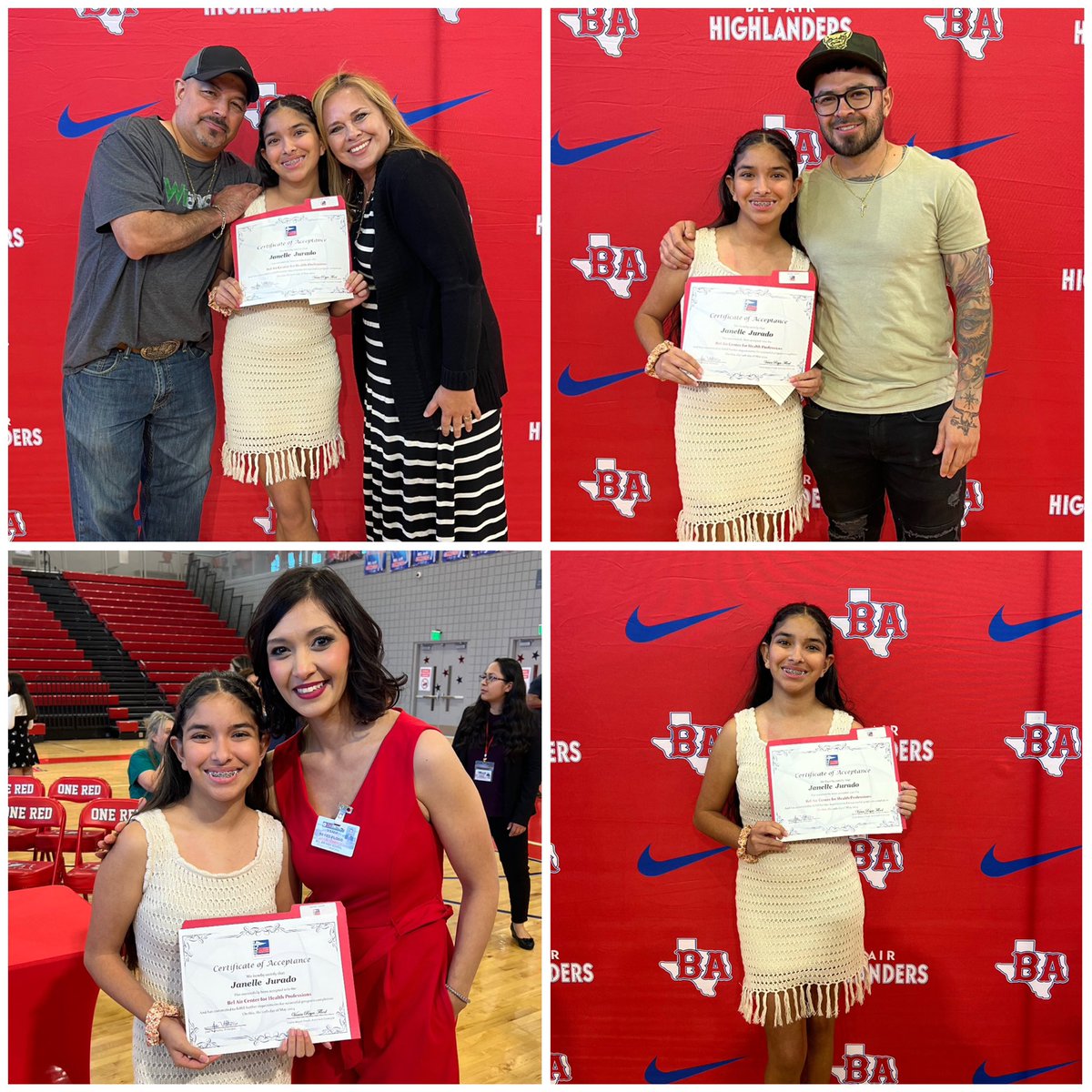 RubinaJurado's tweet photo. Bel Air Health Professions Induction Ceremony for our Janelle!! Thank you @BelAirHigh for providing her this amazing opportunity!  #proudmom #futureVetTech https://t.co/4wq6sywdRr