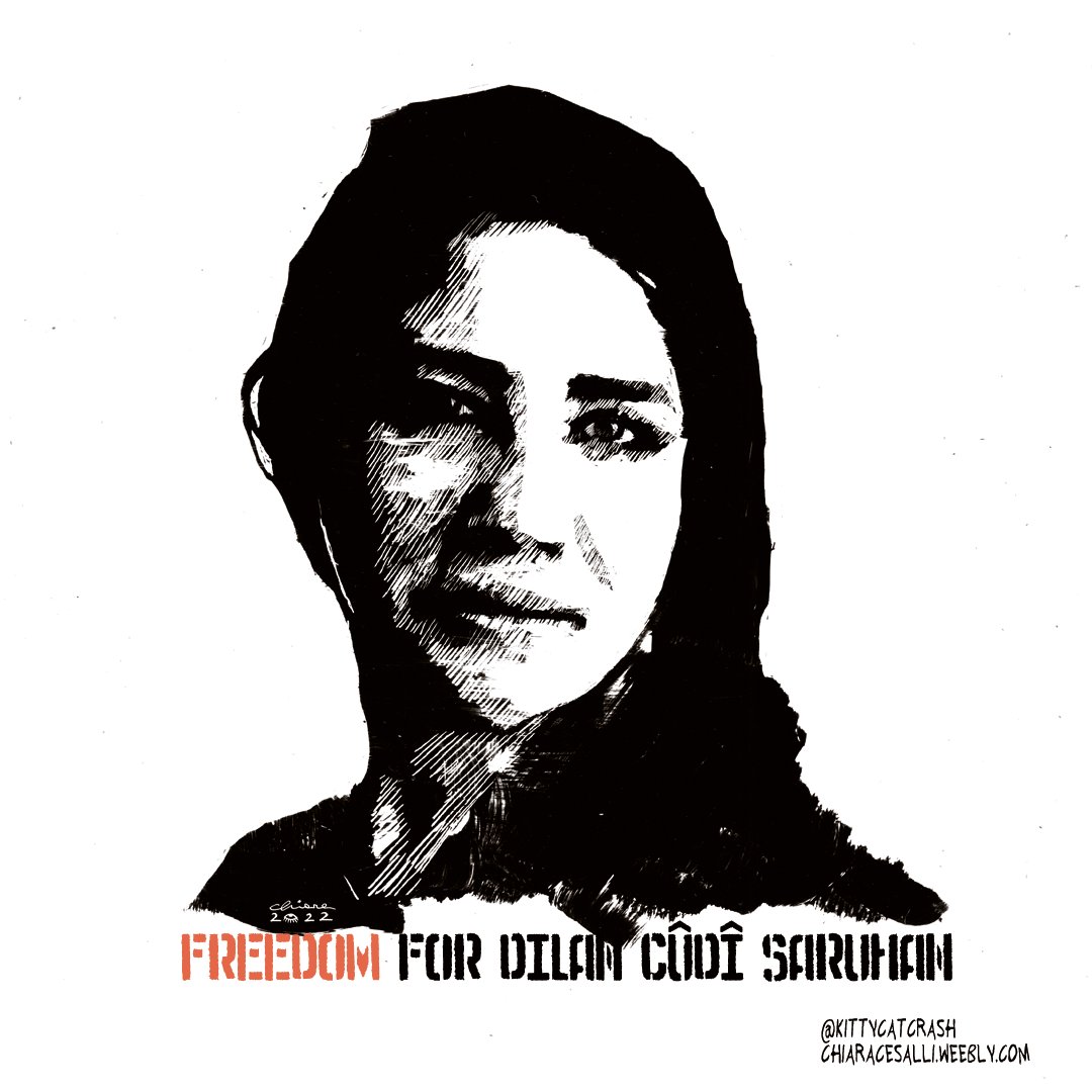#Kurdish #artist #Turkey We stand with #DilanCûdiSaruhan. #FreeDilan #FreeDilanCûdiSaruhan #freedom #Art #FreeThemAll We ask @RTErdogan to release #DilanCûdiSaruhan. #HumanRights #freeart #artvsartist2023 #art #FreedomForDilanCûdiSaruhan