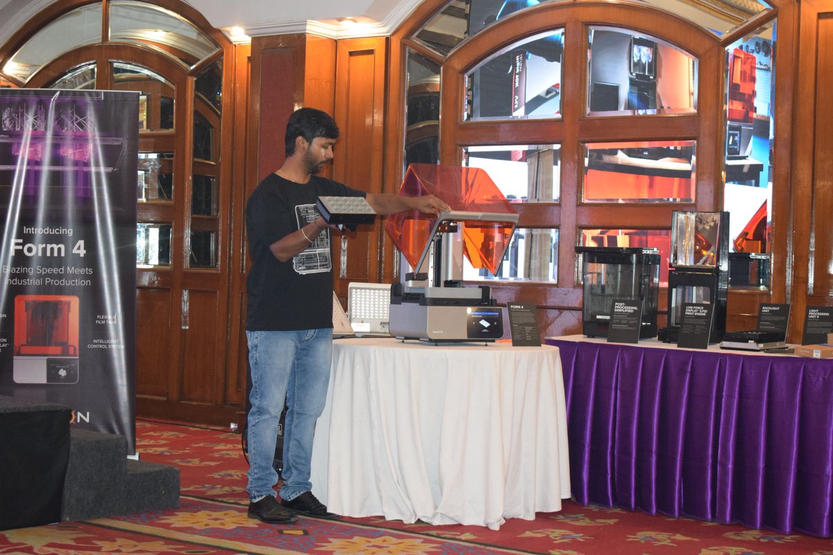 Showcasing best technology of Formlabs Form 4 3D Printer live during the event.

@Formlabs
#Formlabs #3DPrinter #SLA #AdditiveManufacturing #Formlabs3DPrinter #Form4 #India #Bengaluru #LaunchEvent #3DPrint #RapidPrototyping #3DPrinting #FormlabsForm4 #Prototyping #Resin #BEACON