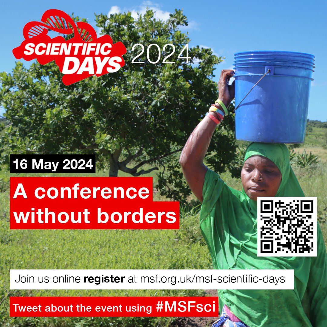 If you're attending @MSF_uk Scientific Days on May 16, be sure to say hi to our Associate Editor Johanna Pruller attending on behalf of @PLOSONE with editors from @PLOSMedicine & @PLOSNTDs. Can't make it in-person? Virtually register at plos.io/4bdcoFg #MSFsci