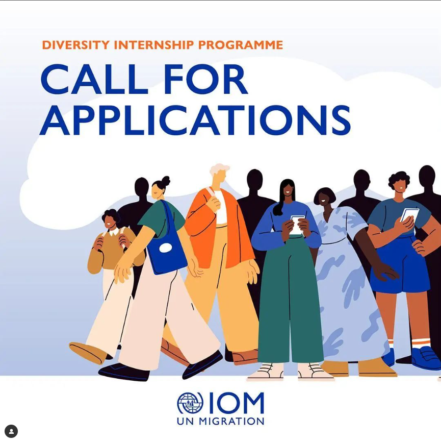 IOM's PAID #Diversity & #Inclusion #Internship Programme is open! Individuals from non- & under-represented member states & persons with disabilities are welcome. Selected interns receive a stipend, travel coverage, & career guidance. Apply by May 31. Link shorturl.at/aQSUX