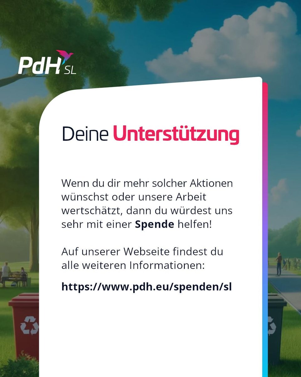 Neben den Menschen und der Architektur machen auch die Ruheorte und freien Flächen den Charme einer Stadt aus.🍃☀️ Deswegen haben wir uns dazu entschieden, jenen zu helfen, die unsere Innenstädte sauber und ordentlich halten. Freiwillige sind herzlich Willkommen mitzumachen! 🚮♻️