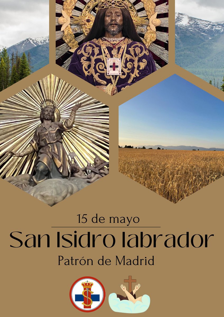 SOLEMNIDAD 

Hoy, 15 de mayo, celebramos la solemnidad de San Isidro labrador, patrón de Madrid y esclavo de honor de nuestra Archicofradía.

A él nos encomendamos implorando su ayuda y su auxilio.

#JesúsDeMedinaceli 
#SeñorDeMadrid 
#SanIsidro24