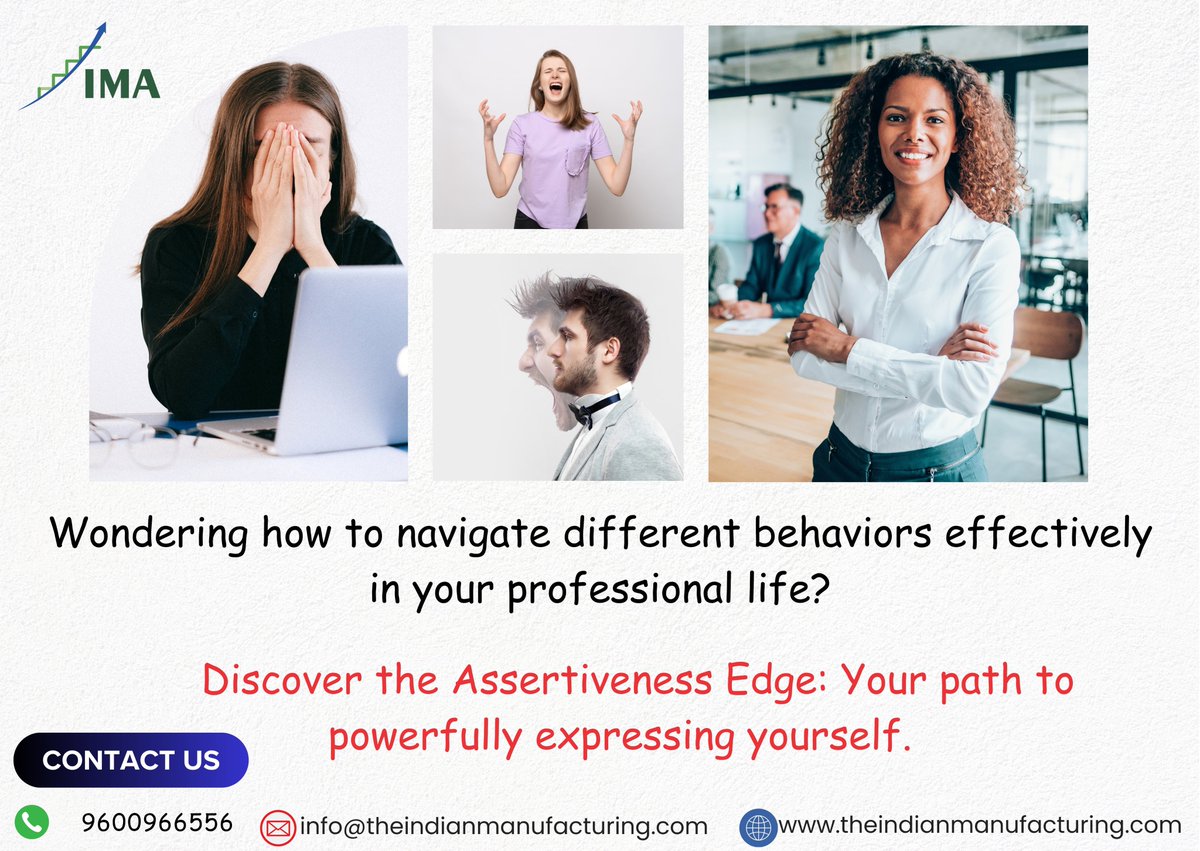 Master Effective Behaviour Management: Discover the Assertiveness Edge for Powerful Self-Expression!
#AssertivenessTraining #BehaviorManagement #ProfessionalGrowth #SelfExpression #EffectiveCommunication #LeadershipSkills #CareerDevelopment #WorkplaceSuccess #ConfidenceBoost