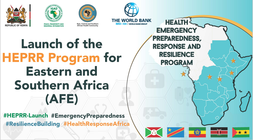 Thrilled to announce the kickoff of the Health Emergency Preparedness Response and Resilience Program in Eastern and Southern Africa! Together, we're taking proactive steps to safeguard public health and strengthen our region's resilience.💪💪 #HEPRRLaunch #ResilienceBuilding