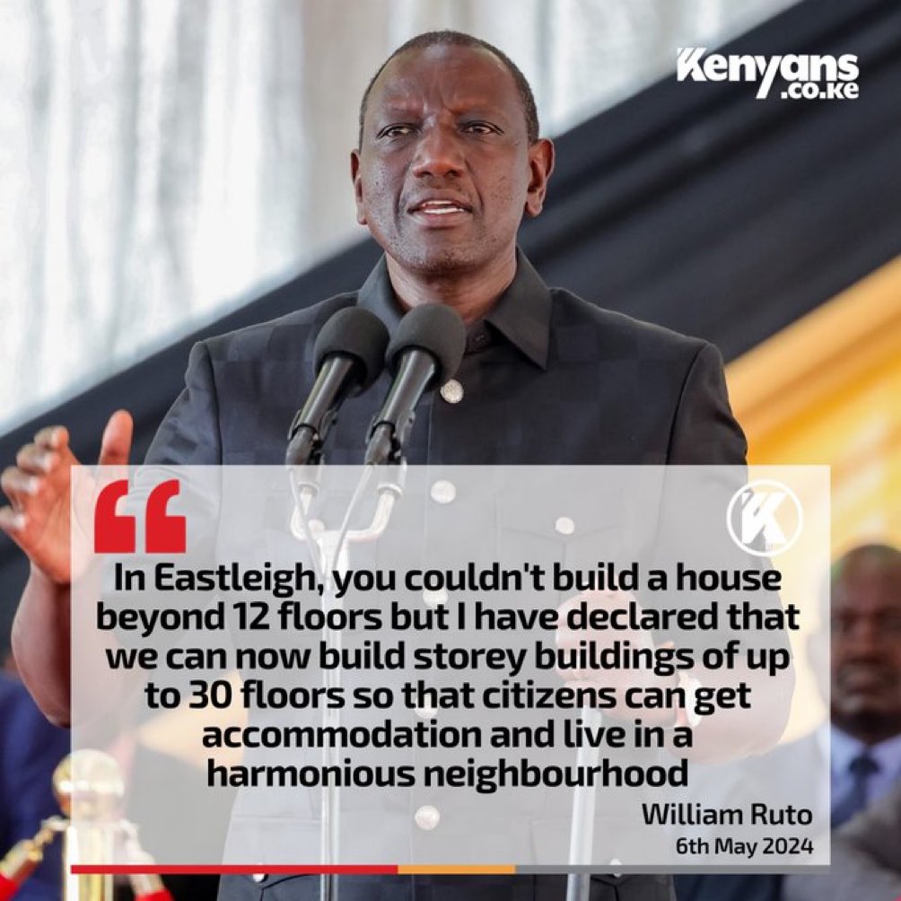 RobertAlai's tweet image. I am reliably informed that this idea is being pushed because Zakayo wants the military Airbase shifted from Eastleigh to Nanyuki simply because he wants the Air Force land to build his own form of Northlands City. 

There is a stinking scheme here.