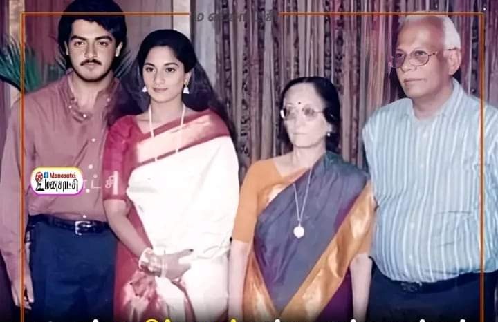 #Ak Sir Family Unseen Pic 😍👑 #VidaaMuyarchi #AjithKumar #GoodBadUgly