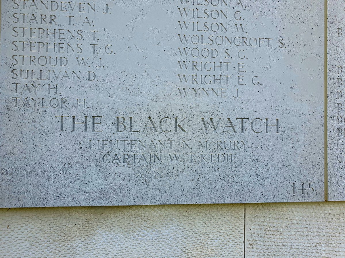 Nice to see the name of Captain W.T. Kedie, of Hawick descent, now featuring on the Helles Memorial at #Gallipoli 
He had previously been listed on the Le Touret Memorial in France until I noted the error way back in 2014.