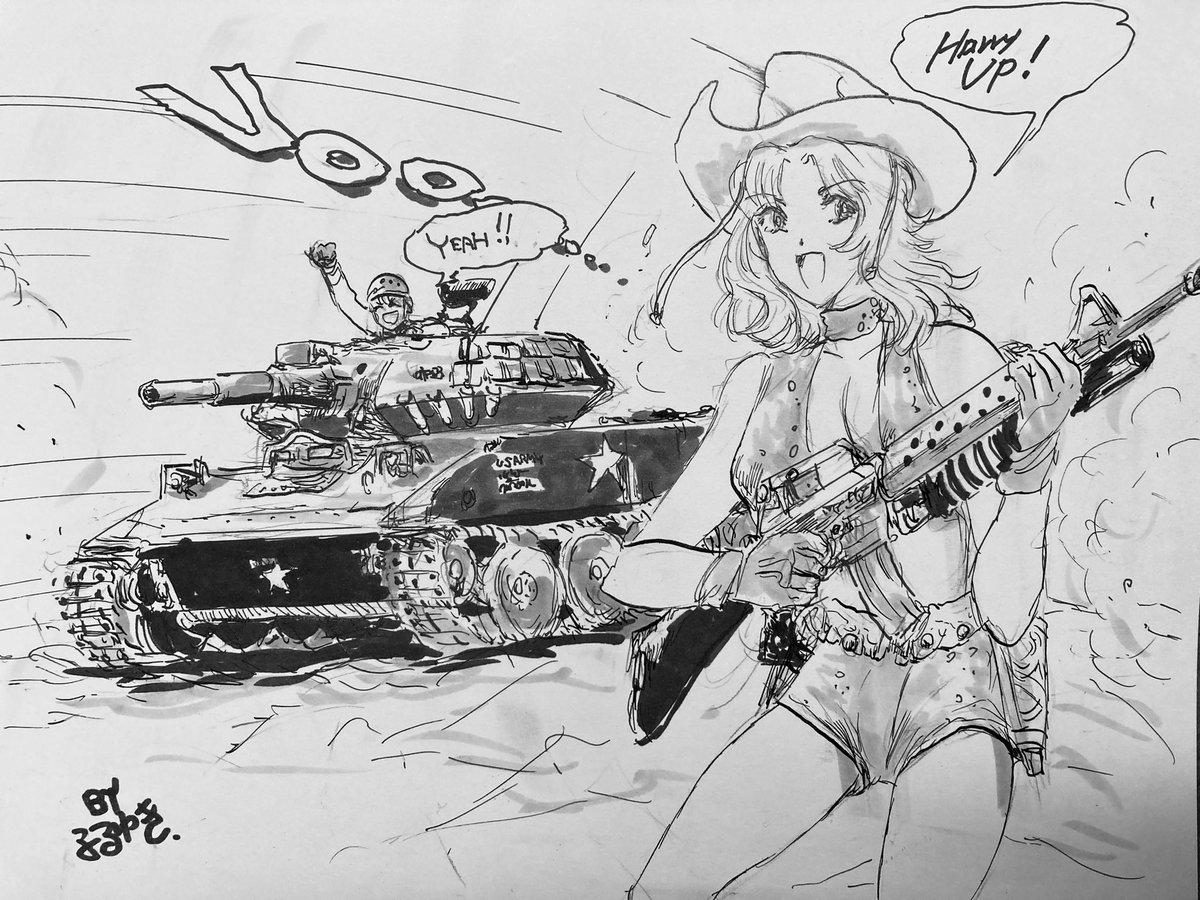 RP M60の映像、なぜかリツイートしたくなる…
おそらく昔タミヤMMシリーズでキットを作った下手だけど愛着があるからだろう。
同じ理由でシェリダンもすきです。 