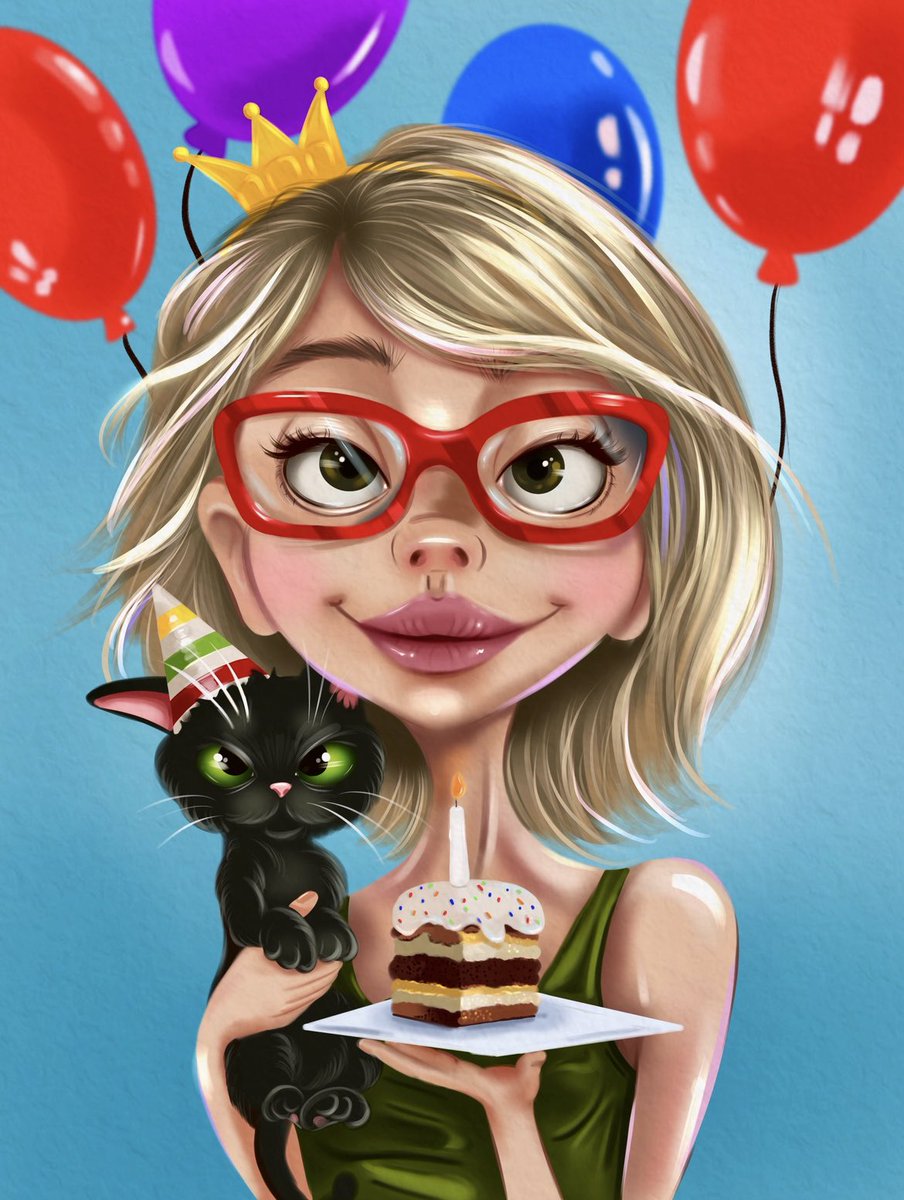 YES 🎉 today is my HAPPY BIRTHDAY day 😁

37 editions (no connection with age 🤫) of Me and of course my cat 🐈‍⬛ 🎂

Wishes can be sent here 😉 objkt.com/tokens/KT1Twxr…

#elinaimreart #nftkid