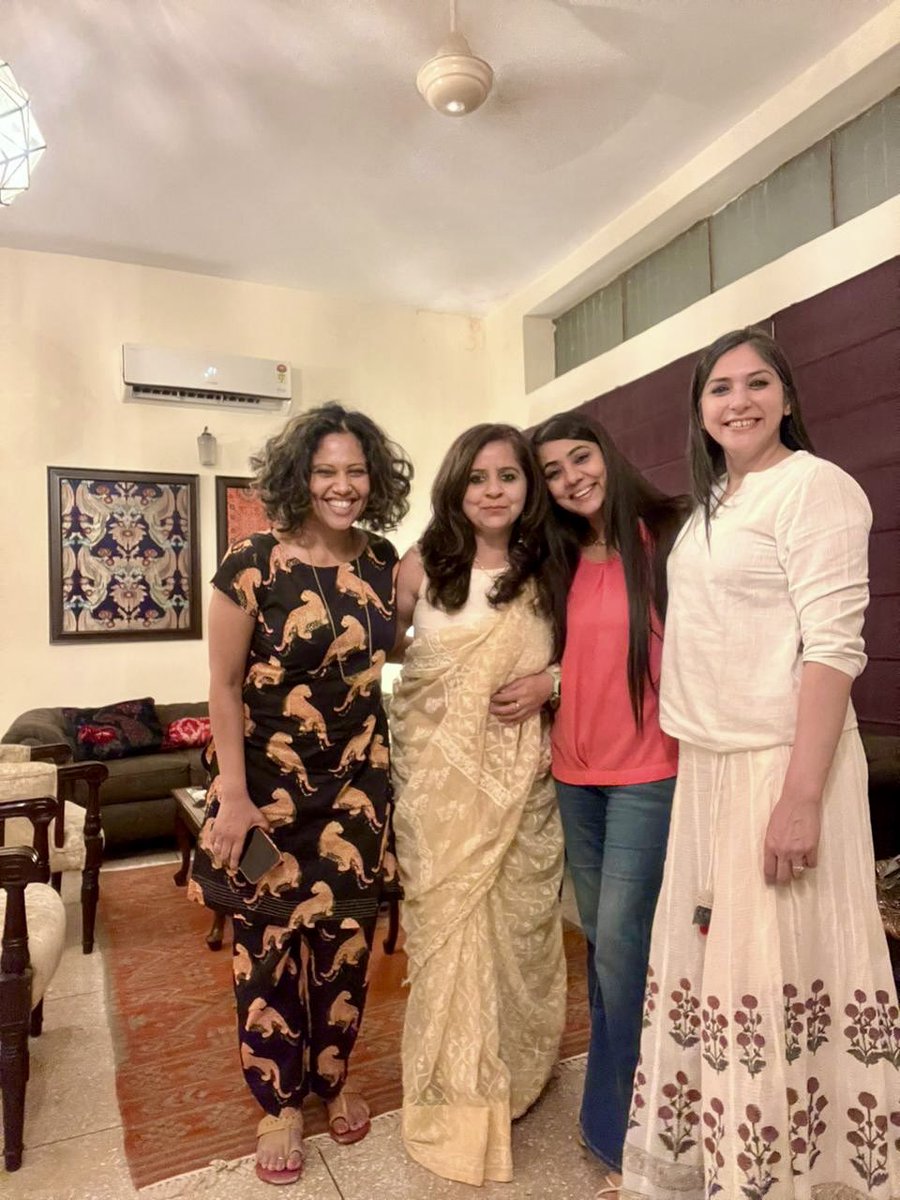 It is a privilege to have friends with whom we can talk nonsense, and have our nonsense respected! #Livinglifeinmoments with @NaghmaSahar @sunetrac @anjileeistwal 🤗