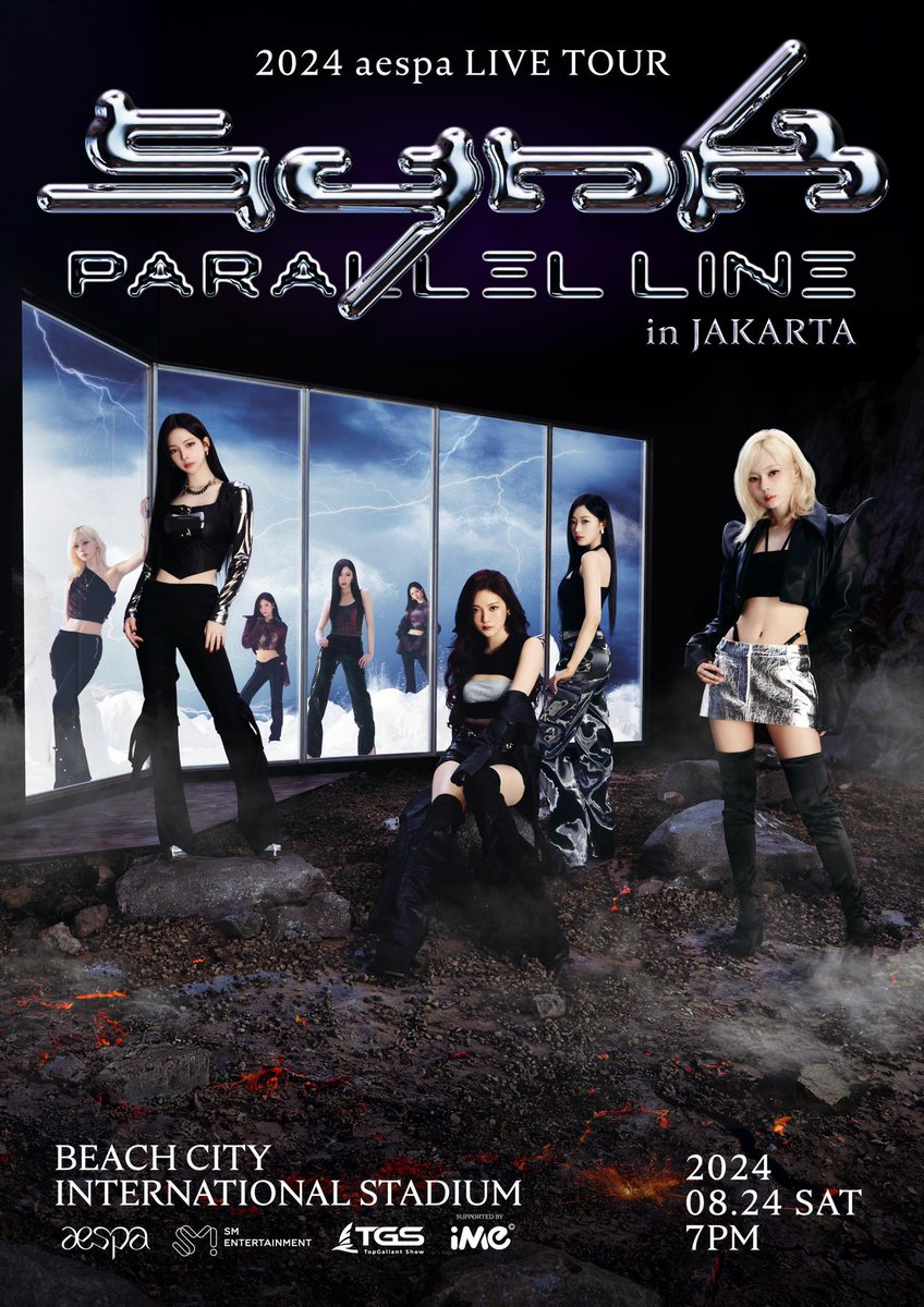 📢📢 2024 AESPA LIVE TOUR - SYNK: PARALLEL LINE in JAKARTA  

AESPA MYs (마이) in Jakarta, your dream has finally come true! 💜💙 @aespa_official will grace the stage at Beach City International Stadium on August 24❗️  

Save the date! 
📆August 24, 2024 (SAT) 
🕖7.00pm 
📌Beach…