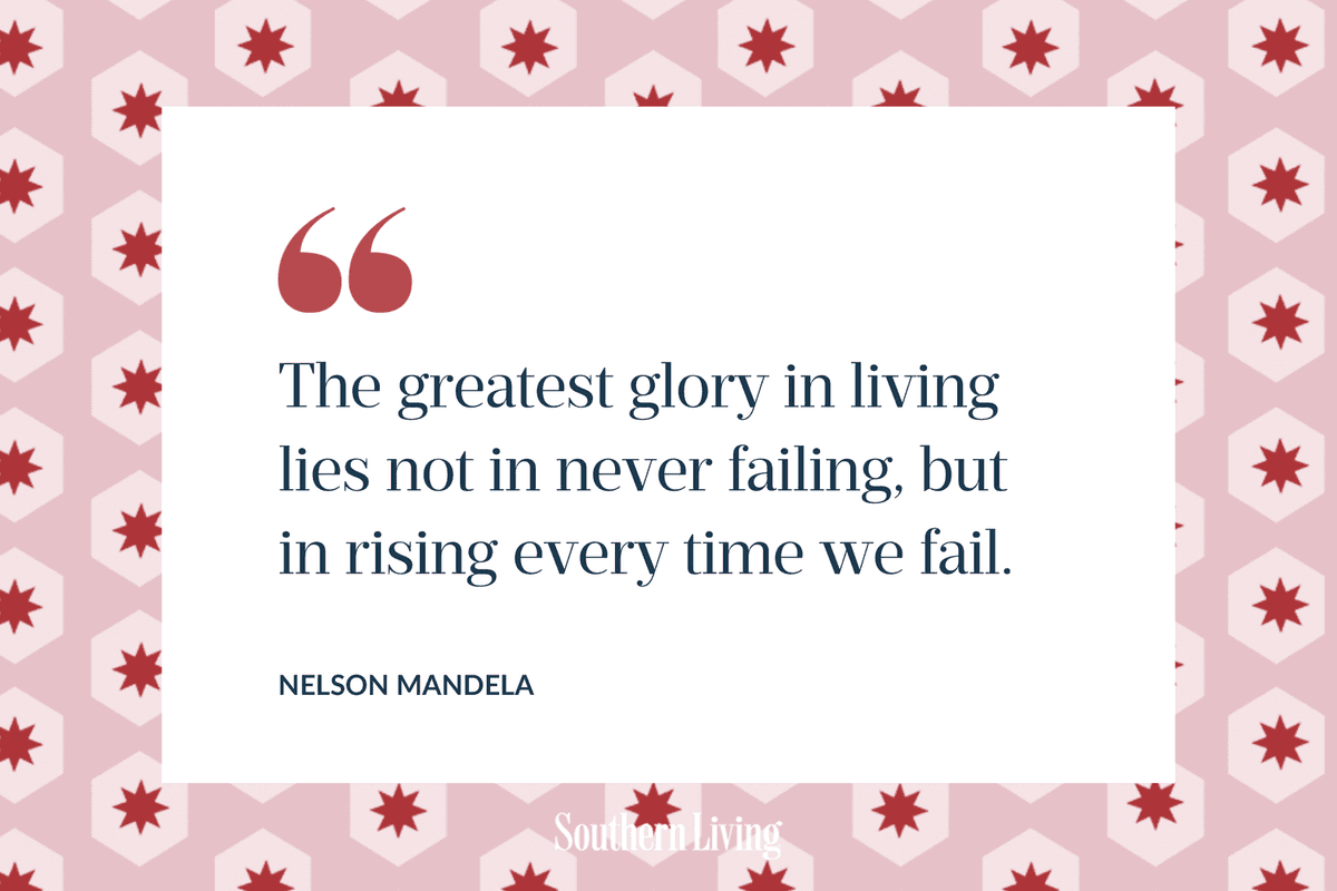 Good morning all, A really poignant quote this morning, an important reminder... everyone fails, but not everyone rises again. Be the one who gets back up and continues to chase your dreams. Have a fab day!