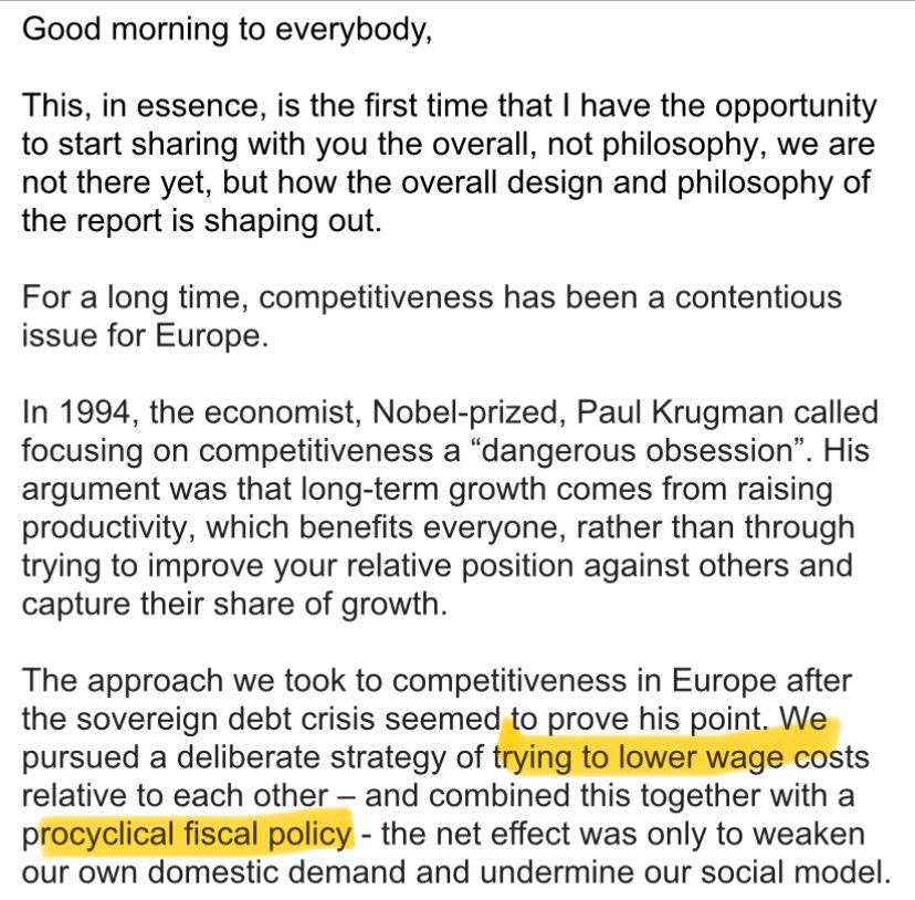 'Il discorso di Draghi a La Hulpe
sai cosa dimostra?
Che Draghi è un grande, 
ammette di aver sbagliato. 
Lo voglio a capo della UE.!'

La mente dei pidioti 
è un blocco di marmo.

Può inciderla solo Céline...

#PiùItaliamenoUE
