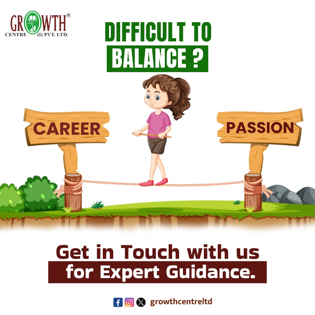 Struggling to choose between your career and passion? 🤔 Let Growth Centre help you find the perfect balance.💯🚀

#CareerVsPassion #GuidanceMatters #growthcentre #growthcentreservices #careergrowth #careerpath #Counselling #CareerSuccess