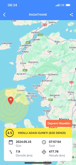 İzmir güne depremle uyandı! 4,5 ile sallandı, peş peşe sarsıntılar sonrası AFAD'dan açıklama geldi