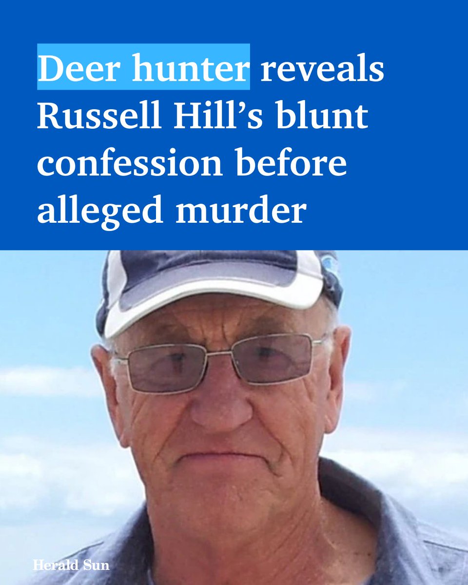 A deer hunter who camped near Russell Hill in the days before he was allegedly murdered has told a court the elderly man was “very kind-natured” — and revealed he made a candid confession > bit.ly/4alKR32
