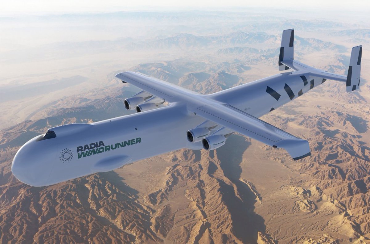 Sergio_FerMun's tweet photo. ✈️ Hace unas semanas se hacia viral por la red una noticia sobre el WindRunner, un avión (el más grande del mundo) capaz de transportar componentes de aerogeneradores.

Pero, ¿qué hay de real en esto? ¿es una buena idea?

Hilo 👇 https://t.co/7JBbxj0UTc