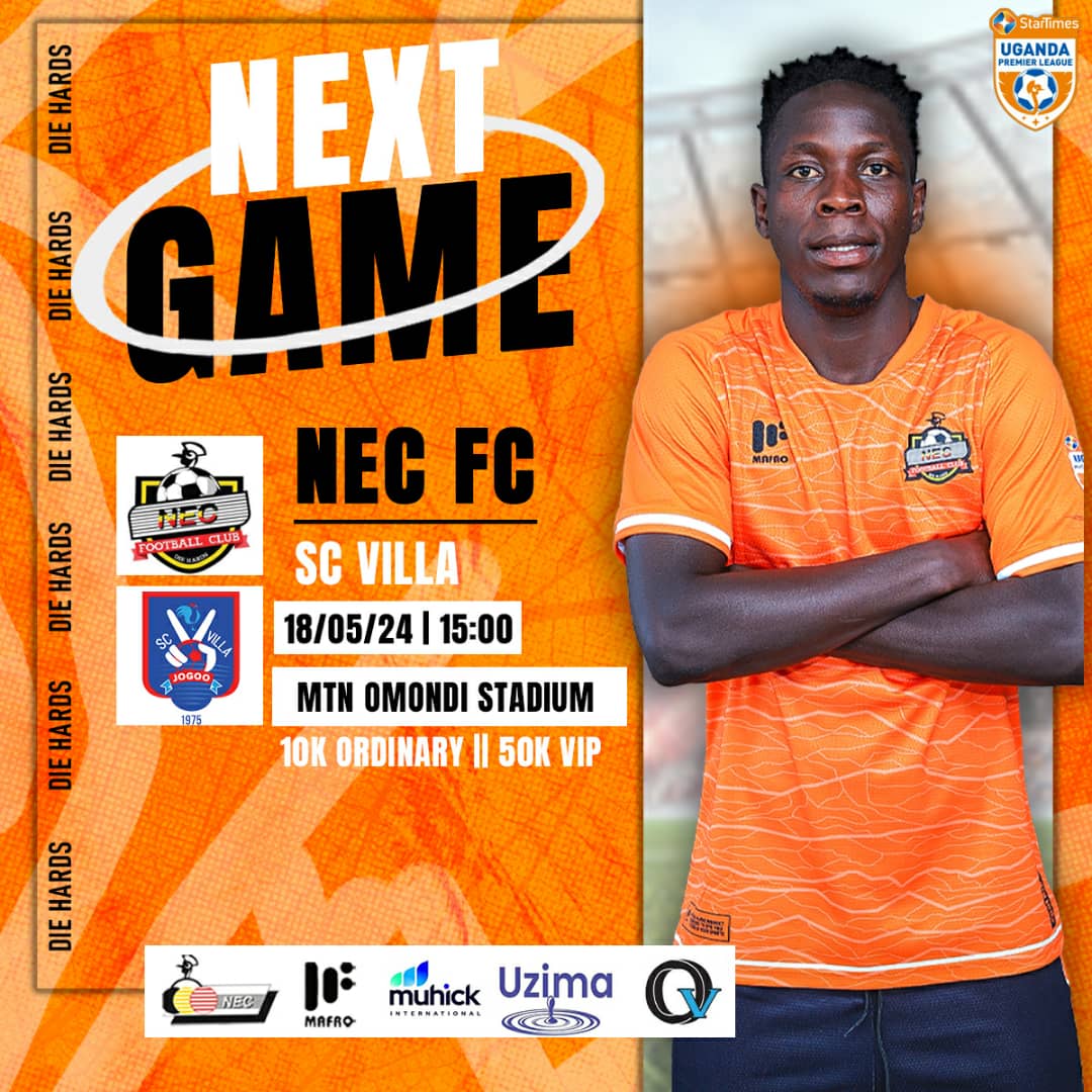 Up next as we prepare to end the season on a strong 💪note. #TheFinalBend #Diehards #StarTimesUPL #NECSCV