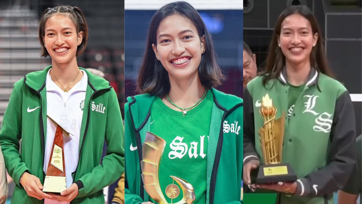 3-PEAT! 🔥

De La Salle University's Middle Blocker, Thea Gagate, bags the 1st Best Middle Blocker plum for a third year in a row!

🏆 UAAP S84 1ST BEST MB
🏆 UAAP S85 1ST BEST MB
🏆 UAAP S86 1ST BEST MB

CONGRATS, THEA! SO PROUD OF YOU!!! 💚