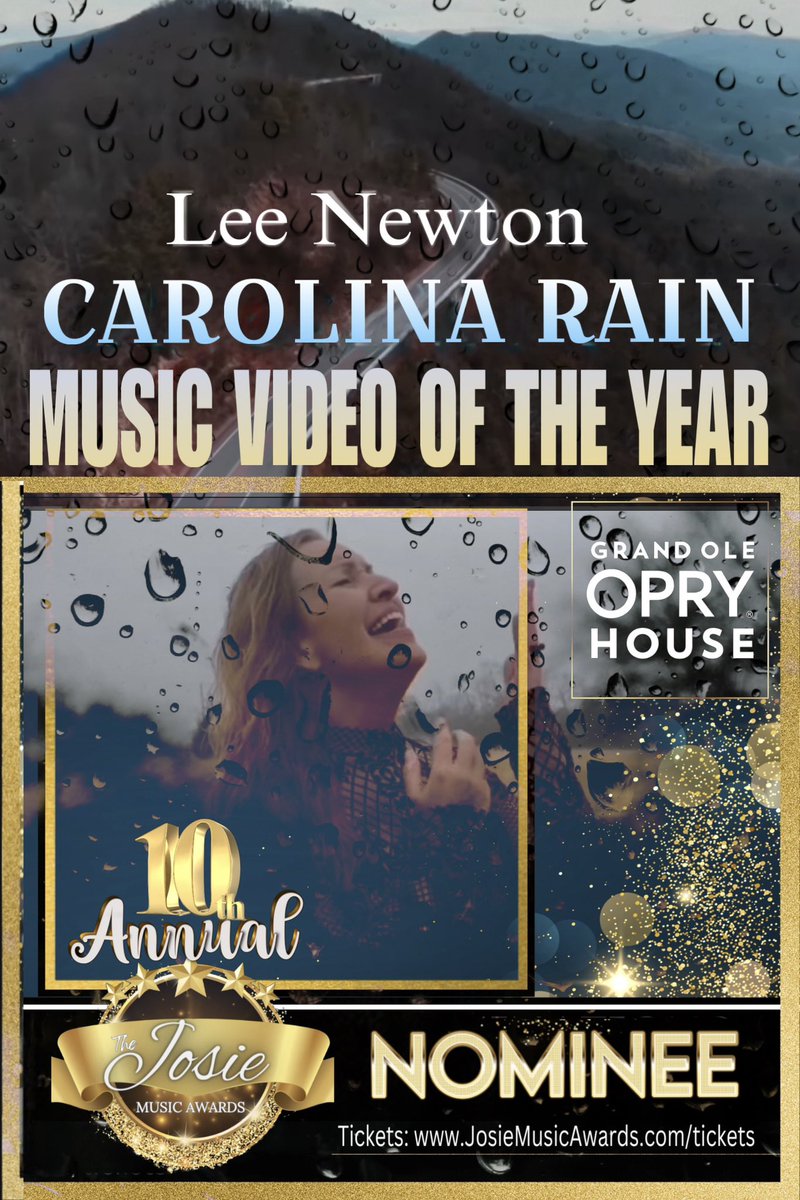 NOMINATED VIDEO OF THE YEAR @josiemusicaward at @opry House. I’m so proud of this nomination. It truly means so much to me. This song is so special.