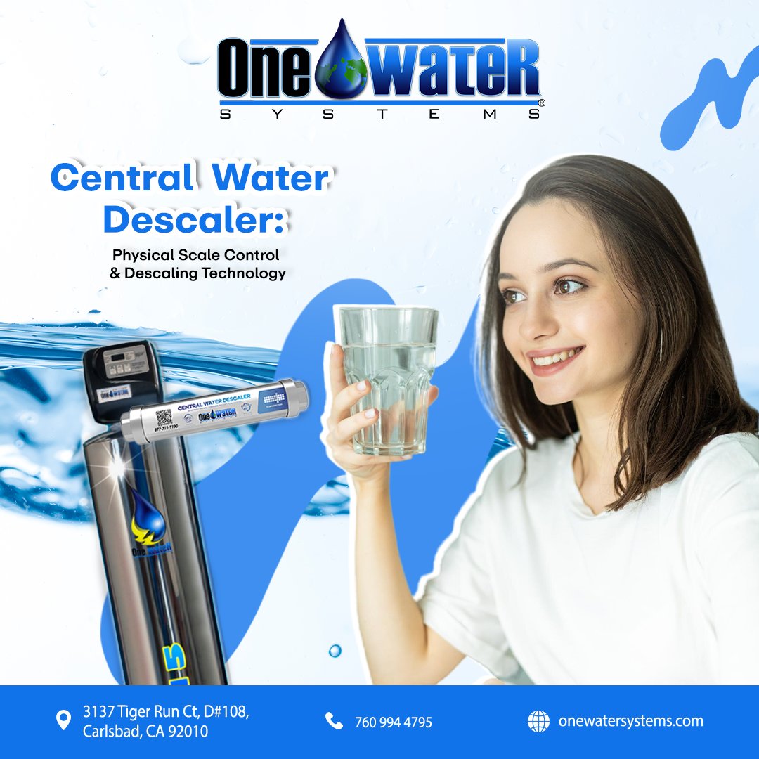 OneWaterSystems's tweet image. Introducing One Water Systems: Your ultimate solution for clean water! Say goodbye to scale buildup with our Central Water Descaler. Experience the power of physical scale control and descaling technology.

Visit: bit.ly/Onewatersystems

#CleanWater #ScaleControl #DescalingTech