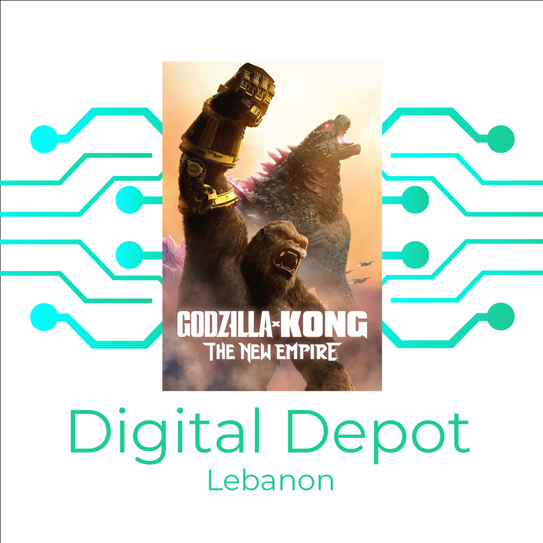 'Godzilla x Kong: The New Empire'
..............................
Contact us for any enquiry

#GodzillaxKong #TheNewEmpire #movie #series #pcgames #programs #program #software #music #delivery #digitaldepotlebanon