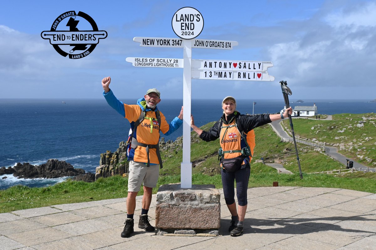 Today we celebrate one year since the start of our 6000 mile UK Coast Walk in aid of @RNLI just 8 days now to the end in Bude, Cornwall

So far we've only raised £10.5k of our £50k target, so please donate today!
justgiving.com/page/ukcoastwa…

@BBCBreakfast @GMB #GapYearGrandparents