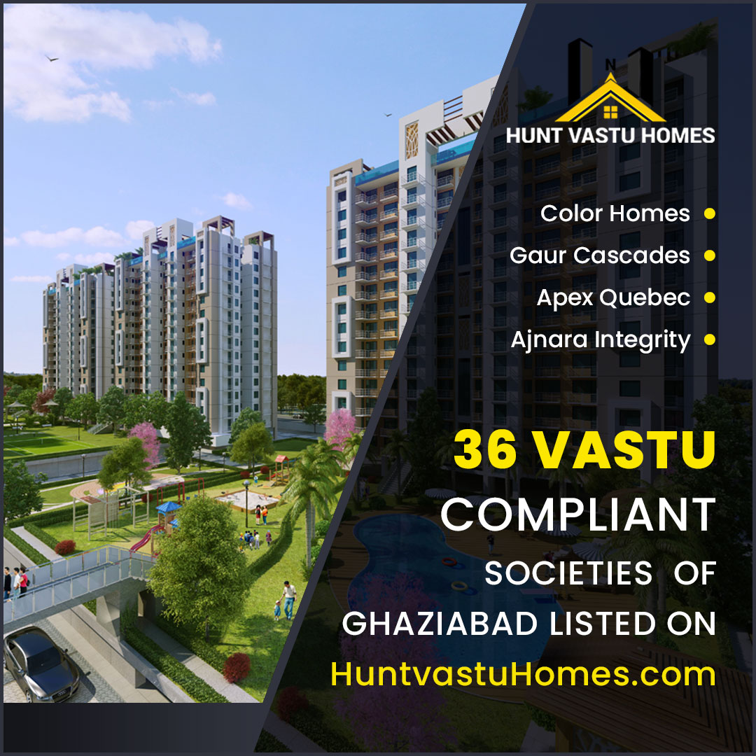36 Vastu Compliant Societies of Ghaziabad are currently live on HuntVastuHomes.com
- Check Vastu Rating for your dream home
- Find The Tower Number of that flat
- Know the Unit number of the flat 

#ghaziabad #VastuHomes #vastu #realtor #realestate #homesearch #househunting