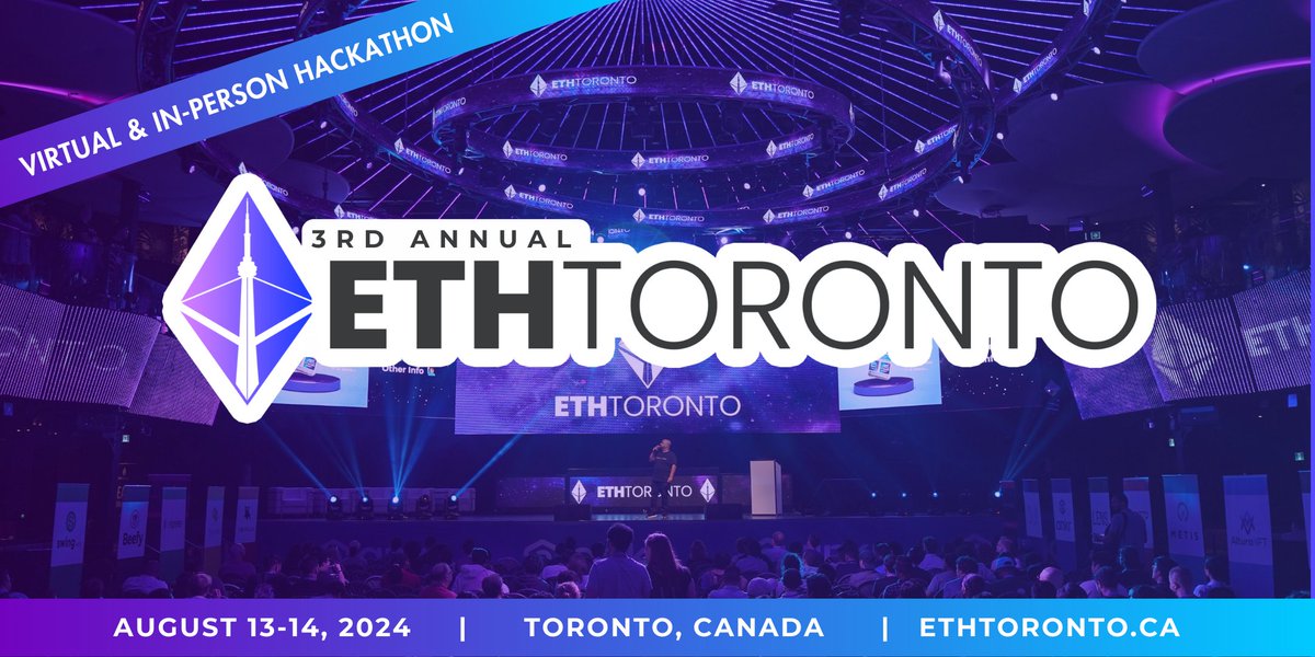 #PartnershipAlert: Voice of Crypto is thrilled to announce our media partnership with @ETH_Toronto! 🚀 📅 Date: August 13-14, 2024 📍 Location: Toronto, Canada Are you a blockchain developer or interested in becoming one? Apply individually or as a team for a chance to win…