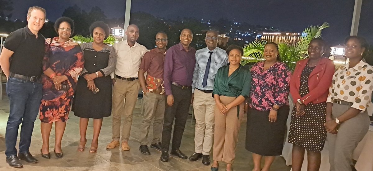 Last evening, I and part of the PULESA-Uganda team welcomed Chris @hivcardiodoc, the study Co-PI, to talk review progress on the research to integrate hypertension into HIV care in Kla & Wakiso districts. Thank you @JbKiggundu for coordinating the team @IDRC_Uganda so well.