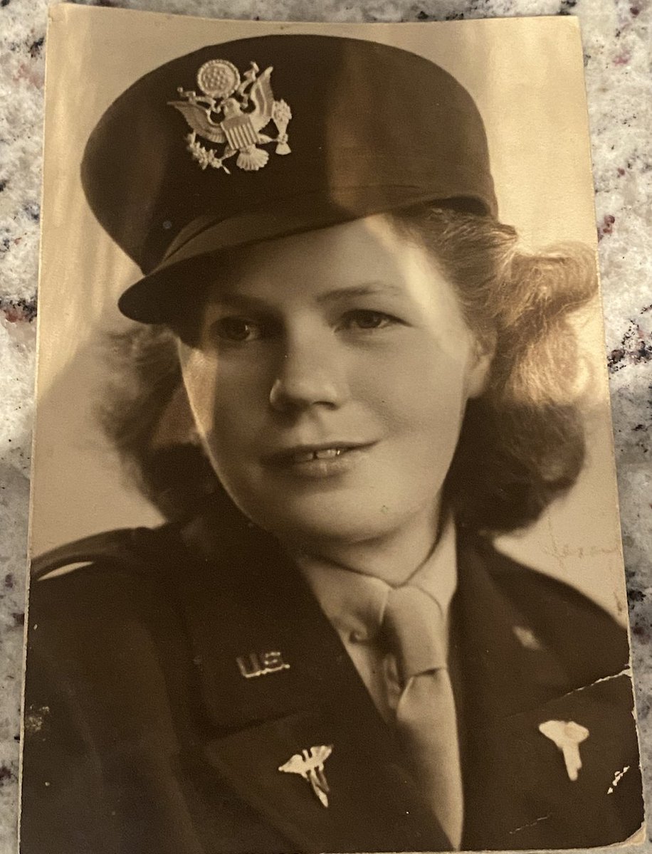 For those of you who have your priorities twisted in this #SebastianRogers investigation - I want everyone to meet, Captain Julia T. Fossler - My Grandmother, who served as a Nurse in WWII. 
She was there to Liberate the Camps in Buchenwald, She ran behind enemy lines to render