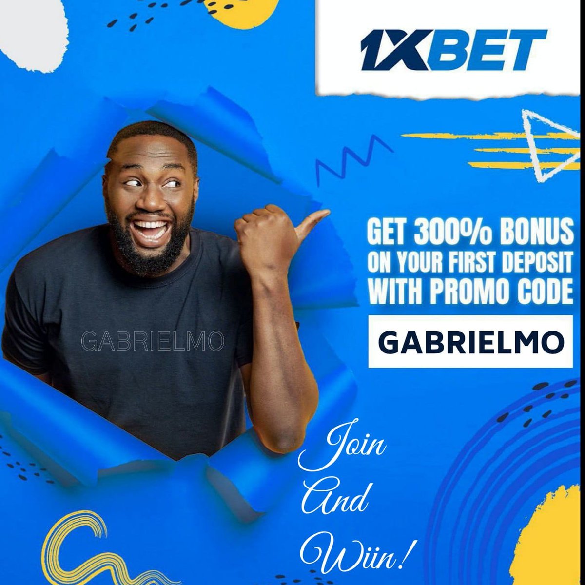 When you bet with #1xbet, here are some of the advantages you'll definitely enjoy - Claim 100% of your total winnings - fast withdrawals - High odds - Wide market of games - A 300% Bonus on your first deposit Register today via tapxlink.com/GABRIELMO_link Promocode: GABRIELMO