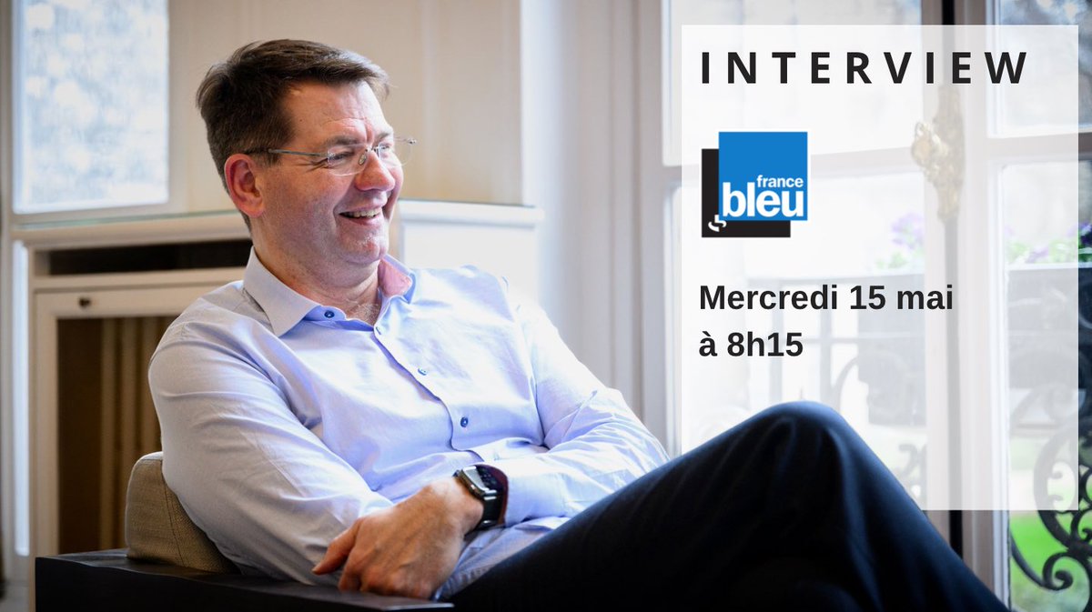 🎙️Retrouvez-moi en direct sur @francebleu, ce matin à 8h15.